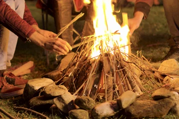 camp-fire
